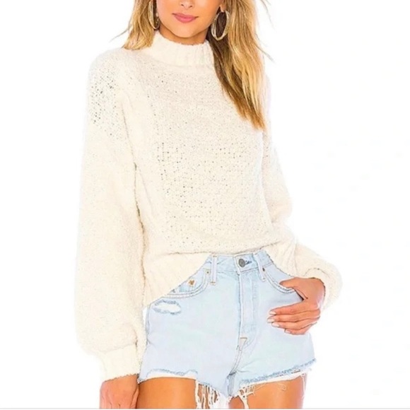 Lovers and Friends Prarie Sweater in Ivory Size XS - Picture 3 of 8